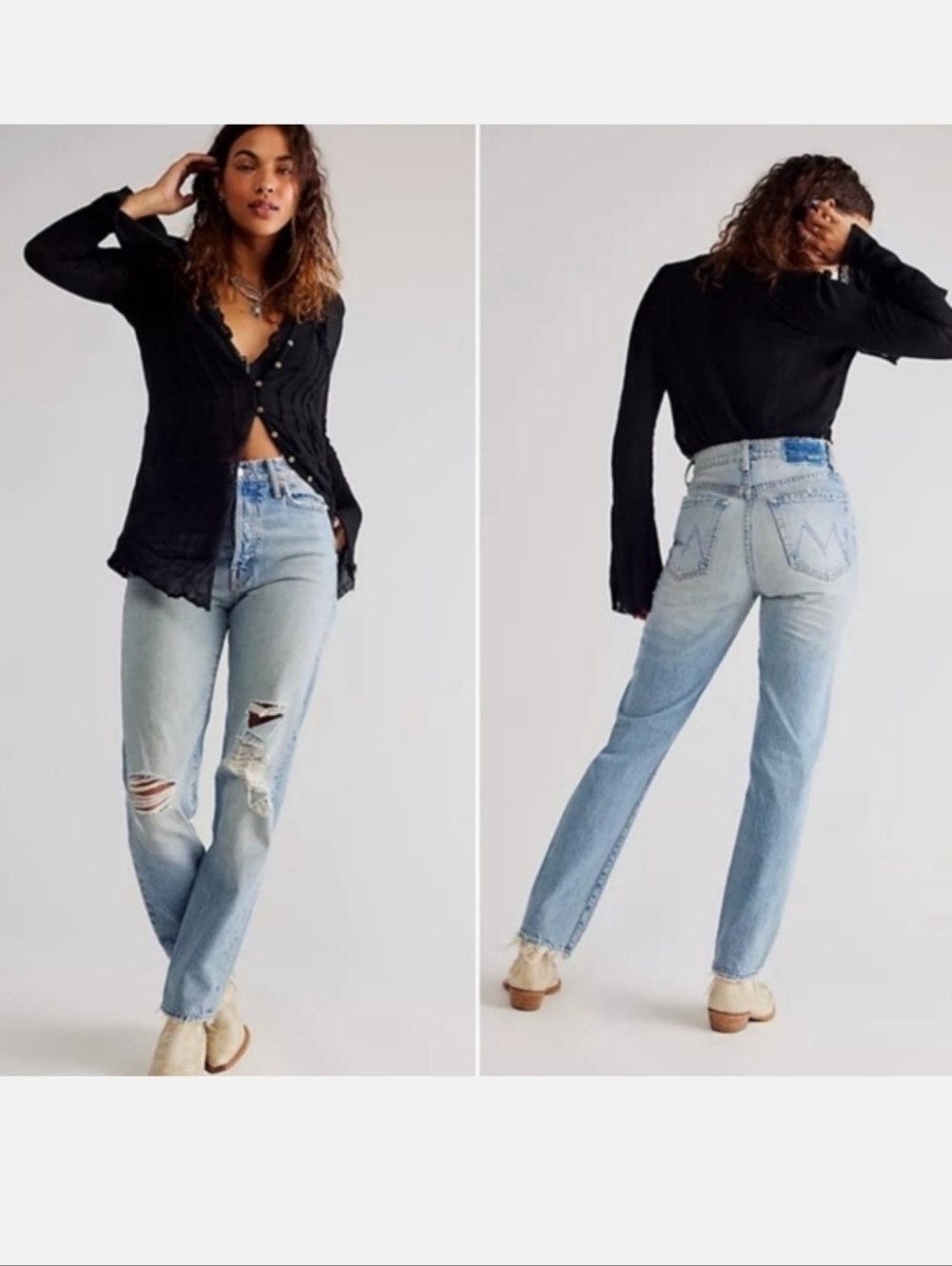 Mother Superior The Huffy Skimp Hotter On The Other Side Jeans Size 28